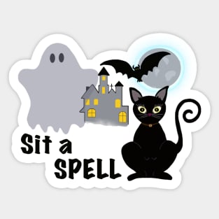 Come sit a spell Sticker